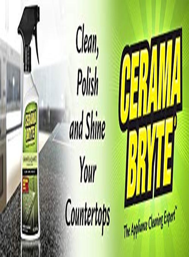 Cerama Bryte Granite & Quartz Cleaner & Polish, 16 Ounce, Clean and Protect, Shines Surfaces, Removes Grease - Image 3