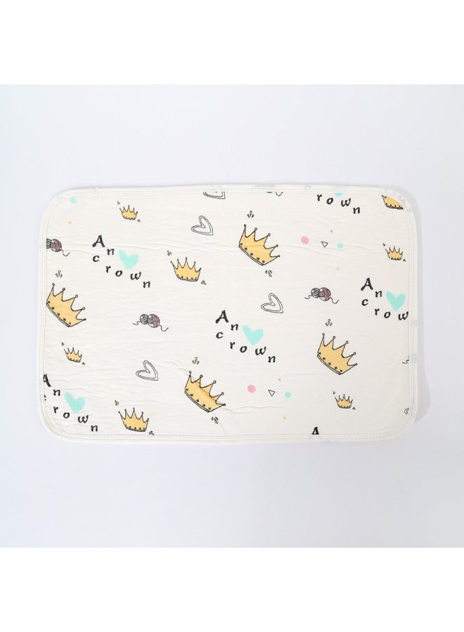 Baby Gauze Cotton Waterproof Washable Diaper Pad Newborn Breathable Anti-leakage Pad Baby Diaper Pad Stroller Pad