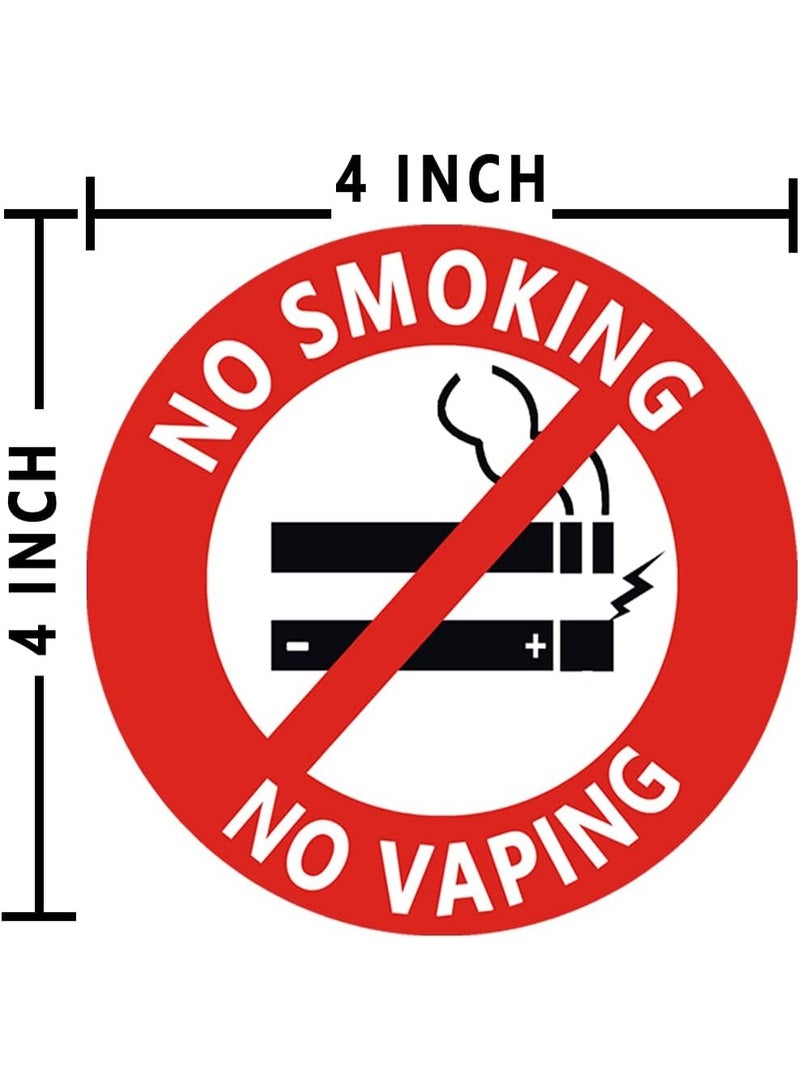 بست تايل ملصق ممنوع التدخين، ممنوع التدخين الإلكتروني، عبوة من 15 ملصق ممنوع التدخين للمنزل، العمل، المكتب. - Image 2