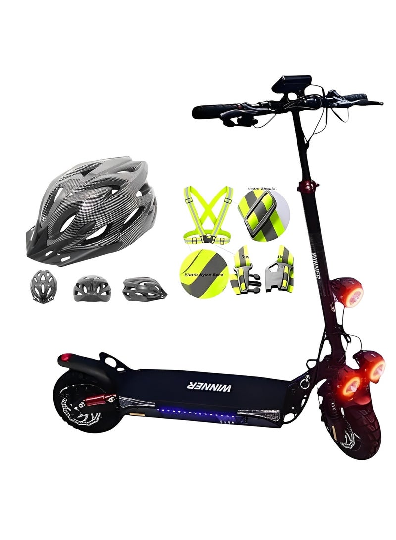 Winner E10 electric scooter 2000W motor 48v 13Ah battery Big Digital Display this Next Level E bike Milege upto 25 to 30 km Max Speed 70kph electric bike with free accessories Quality Always Matters  - Image 1