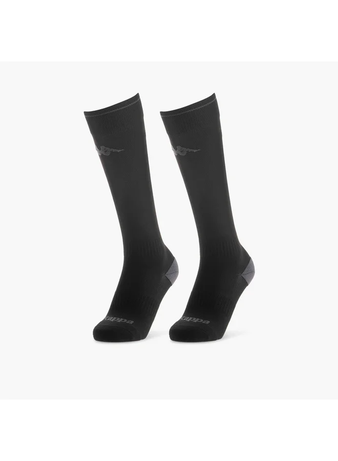 Kappa Boys Logo Print Non Terry Socks - Set of 2