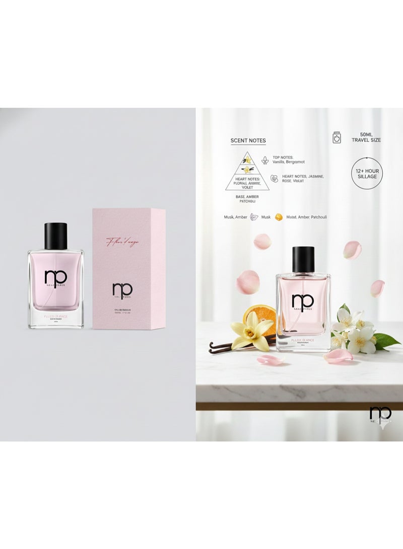 Nose Paris Fleur D’ange (Angel Flower) for Unisex - Eau de Parfum, 50ml - Image 5