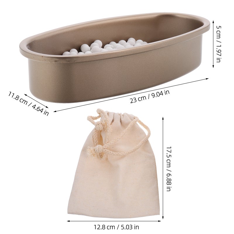 1 Set Baking Stone Ceramic Pie Weights Baking Beads Pie Crust Weights For Pies Bread And Tarts Crisp Crusts Reusable Stoneware For Oven Home 500 g - Image 2