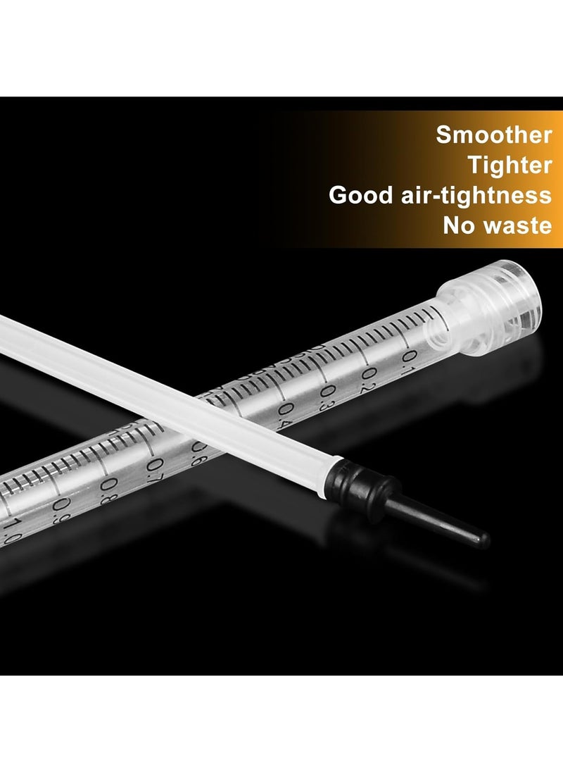 SKYLINE 1ml/cc 25G 1 Inch Disposable Luer Lock Syringes 100 PCS  - Image 4