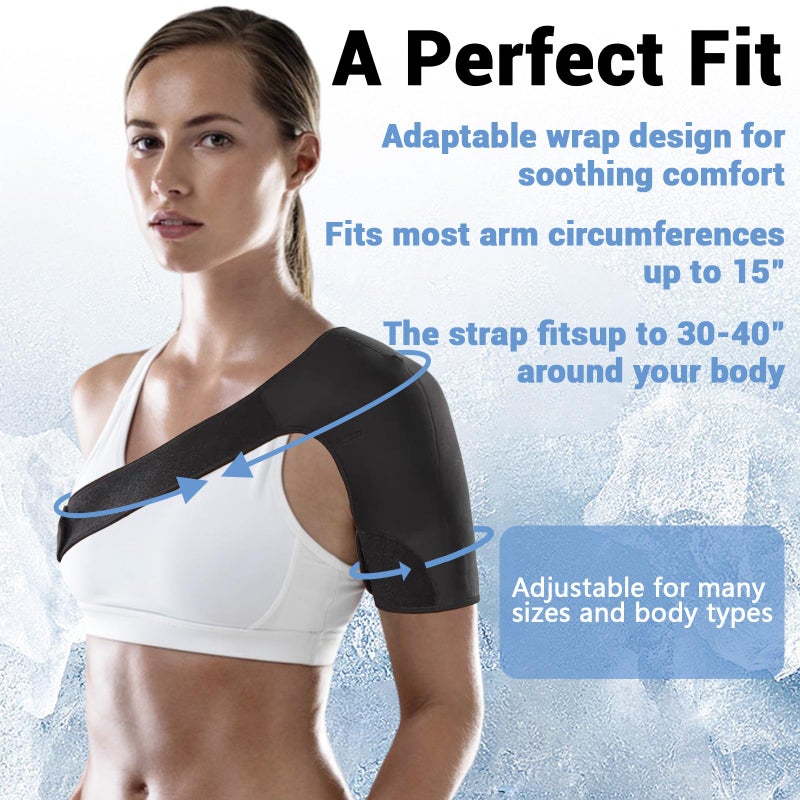 Ynyjzz Shoulder Brace for Women, Shoulder Compression Sleeve, Adjustable and Can be Worn Under Clothes, Rotator Cuff for Pain Relief (Left shoulder women) - Image 3
