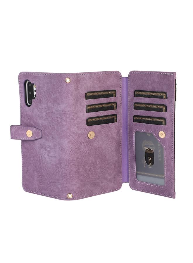 اس-توب جراب لهاتف Samsung Galaxy Note10+ Dream 9 - جراب هاتف جلدي بمحفظة بسحاب مع 9 بطاقات - Image 5