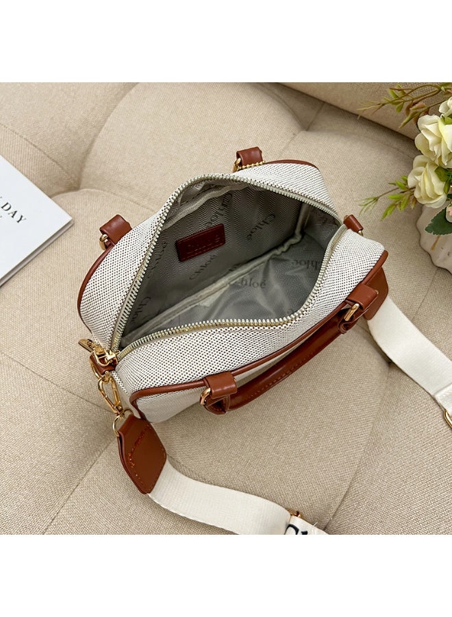 Chloe Chloé Handbag: Elegant Off - White with Brown Accents - Image 3