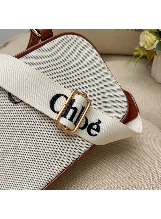 Chloe Chloé Handbag: Elegant Off - White with Brown Accents - Image 4