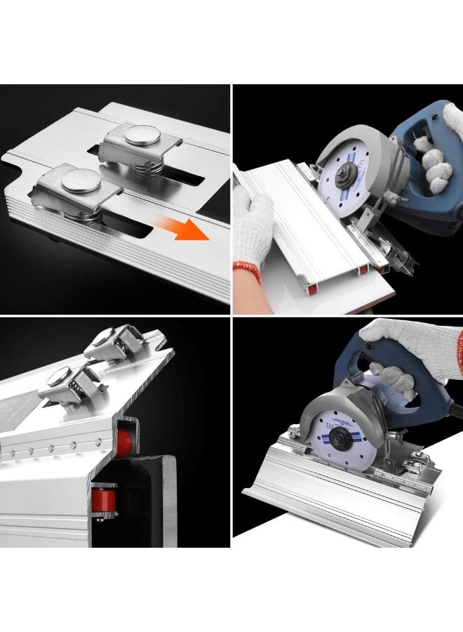 Joytube 45 Degree Angle Cutting Tool Aluminum Ceramic Marble Cutting Helper Guide Cutter Mill - Image 2
