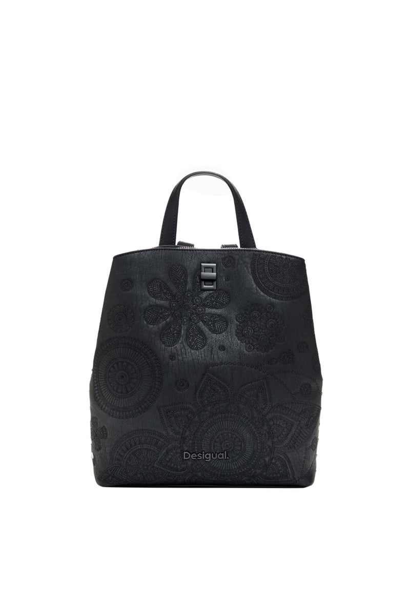 Desigual Embroidered Flower Backpack