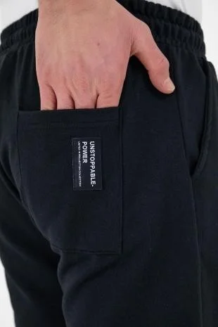 mmetalic Multicolored 4-Pack Men's Tracksuit Bottoms with Labels, Back and Side Pockets, Regular Fit Elastic Legs