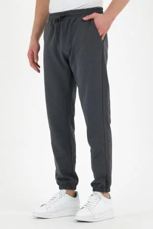 mmetalic Multicolored 4-Pack Men's Tracksuit Bottoms with Labels, Back and Side Pockets, Regular Fit Elastic Legs