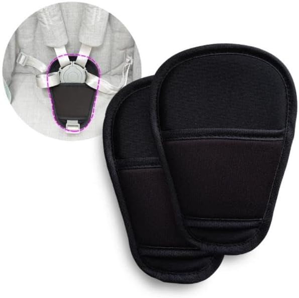 Iywish Baby Stroller Crotch Pads Car Seat Stroller Strap Pads Universal Cushion Crotch Pad for Infants Child Kids Infant Seat Strollers Strap Comfort Cushion Baby Car Seats Belt Straps Covers Pushchair - Image 2