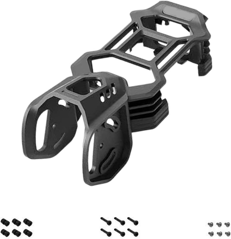 Black ABS Mount For Secure UAV Information Transfer Gear Positioning Lightweight Component - Image 1