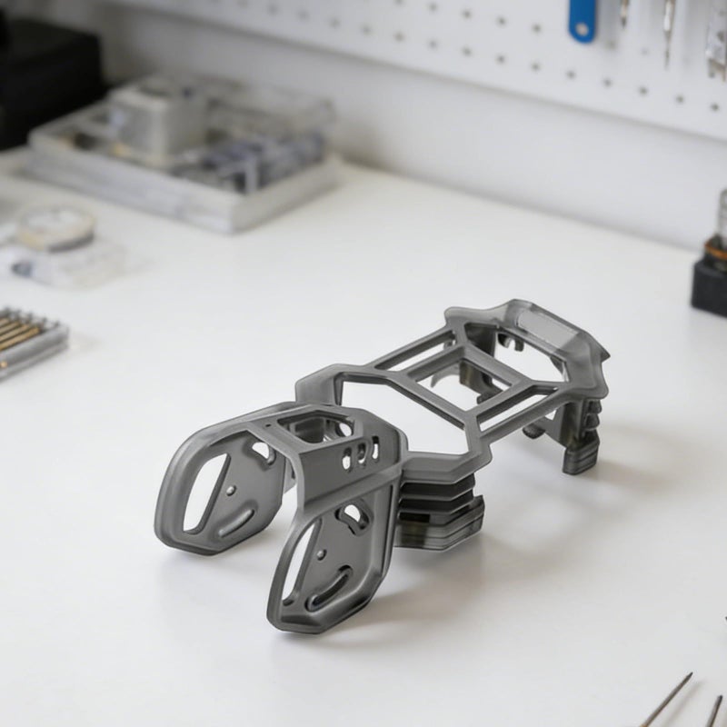 Black ABS Mount For Secure UAV Information Transfer Gear Positioning Lightweight Component - Image 4