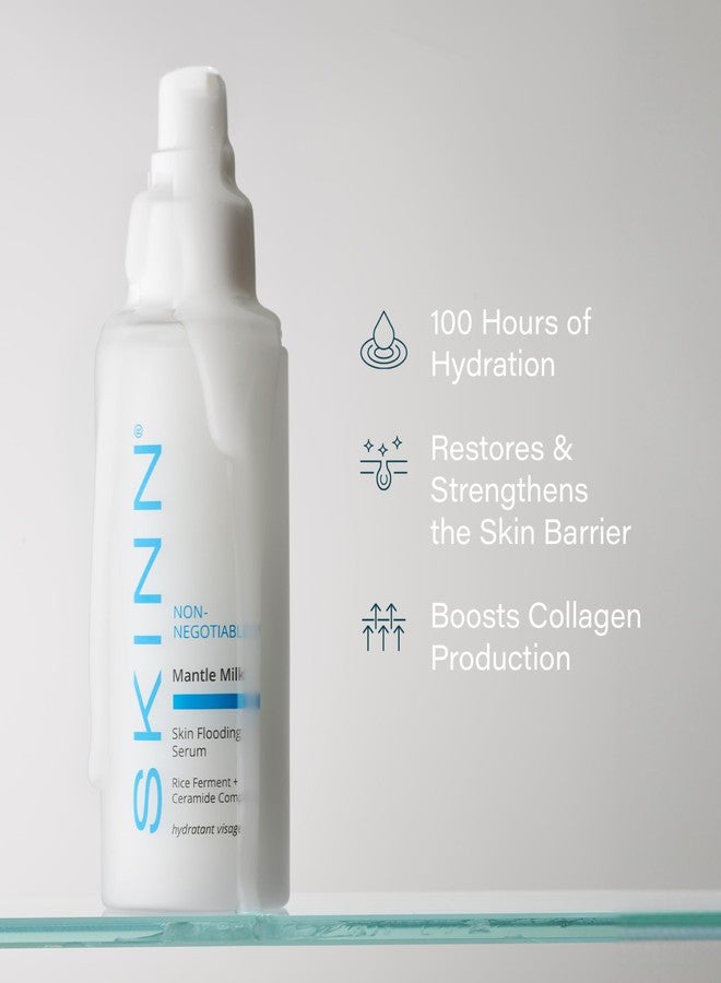 Skinn سيروم حليب مانتل من سكين - يستعيد الرطوبة ويقوي حاجز البشرة - عناية بالبشرة تعزز الكولاجين لبشرة ناعمة وممتلئة ومُرطبة - مرطب حمض الهيالورونيك لمكافحة الشيخوخة - Image 3