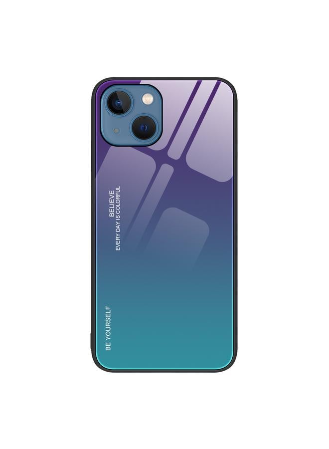 S-TOP Case For iPhone 14 Plus Gradient Color Glass Case - Image 1