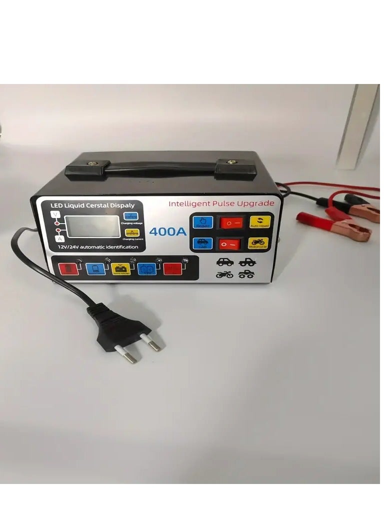 Generic Smart Car Motor Battery Charger 220 V / 110 V with Car Battery Charger Battery Charger for Trucks, Cars, Bicycles, Lawn Mowers  - Image 5
