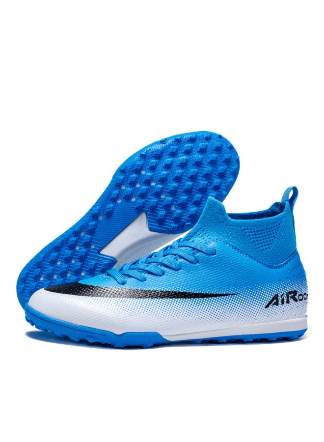 New Model Children's Soccer Shoes For Boys And Girls, Long Spike And Multi-stud Ag Tf, Breathable And Wear-resistant, Suitable For Training And Compeion