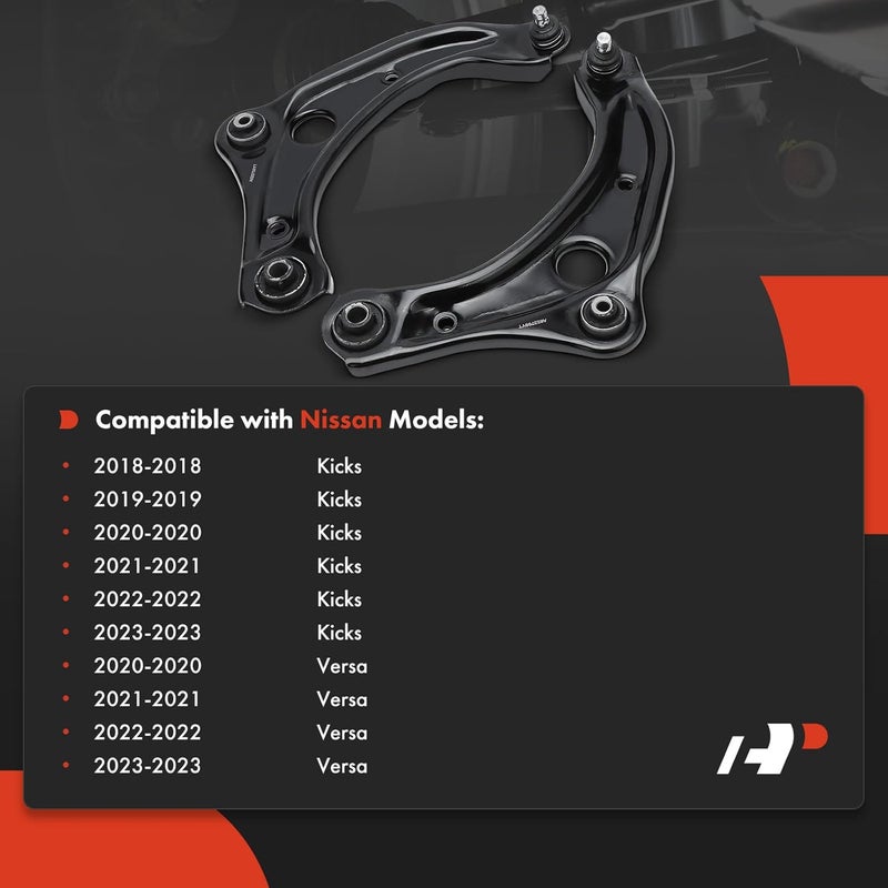 A-Premium مجموعة ذراع التحكم السفلي الأمامي A-Premium لنيسان - Image 2