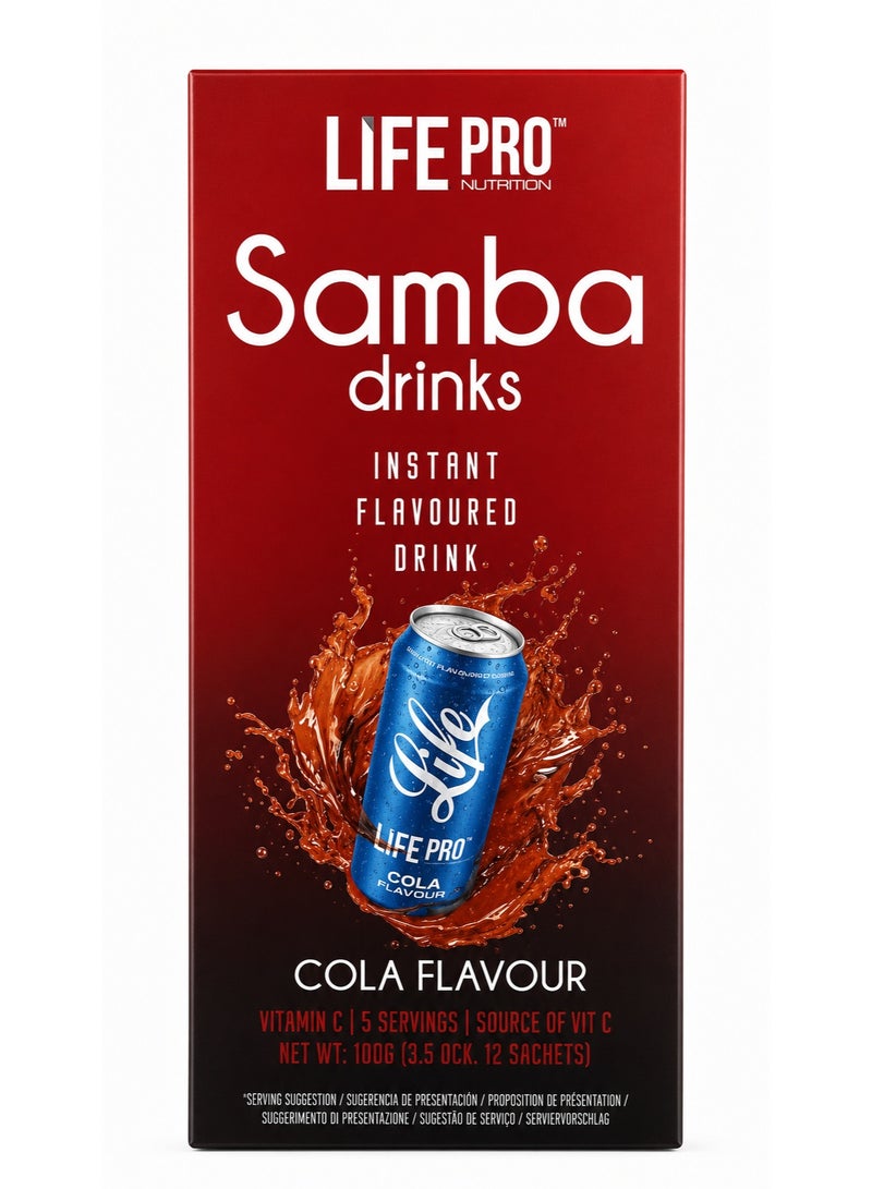 Life Pro Smaba Drinks Cola 12 Life Pro Smaba Drinks Cola 12 Sachets – Instant Cola Flavored Drink Mix– Instant Cola Flavored Drink Mix