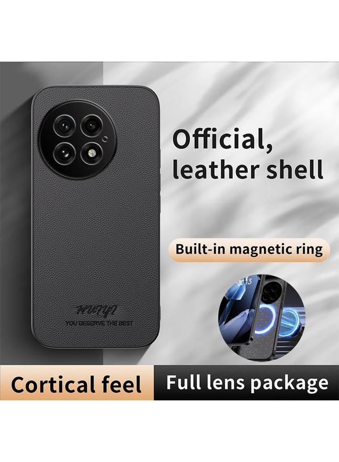 S-TOP Case For OnePlus 13 HUIYI Leather Magnetic Phone Case - Image 2