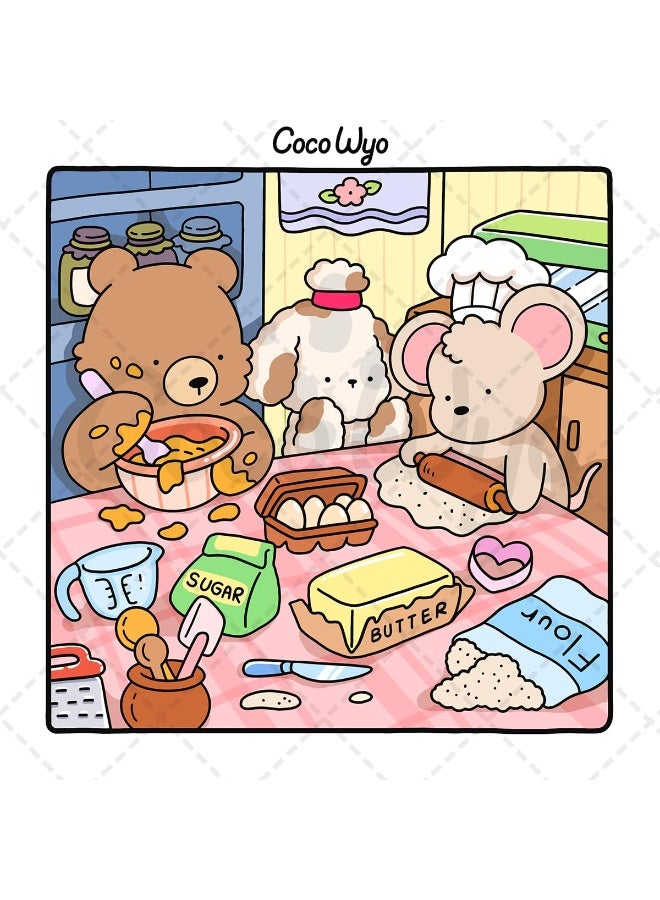 أصدقاء دافئون: كتاب تلوين للكبار والمراهقين يحتوي على شخصيات حيوانية لطيفة جداً بتصاميم سهلة ومبسطة للاسترخاء - Image 2