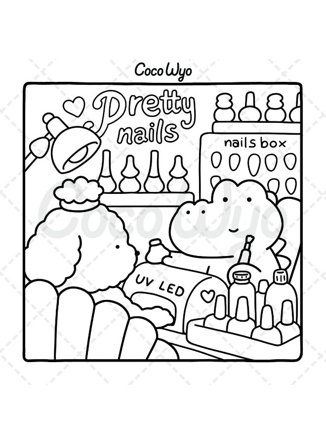 أصدقاء دافئون: كتاب تلوين للكبار والمراهقين يحتوي على شخصيات حيوانية لطيفة جداً بتصاميم سهلة ومبسطة للاسترخاء - Image 4