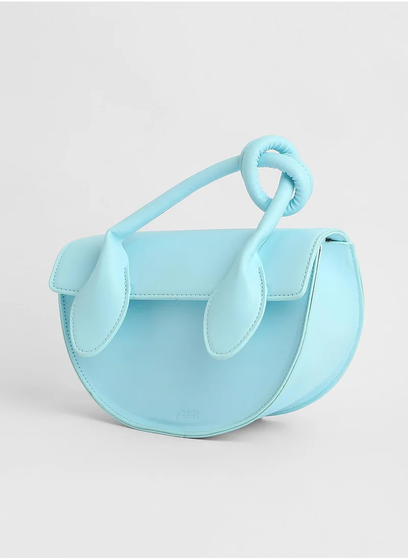 صوص هاوت The Hanging Knot Hand Bag - Powder Blue
