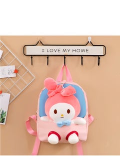 Y&D Kawaii Plush Kuromi Bag for Girls, Kuromi Plush Backpack Cute Kuromi Plush Bag Cartoon Shoulder Bag Cute Anime Kuromi Bag Kuromi Plush Shoulder Bag Anime Toy Bag for Anime Fans  - Image 1