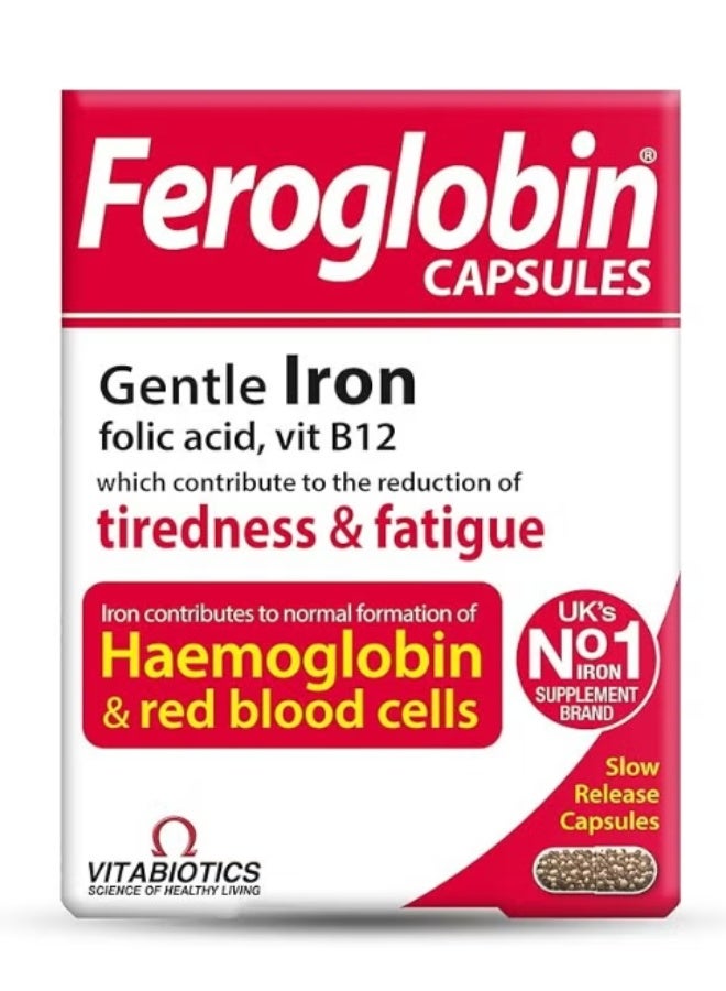 فيتامينات ومعادن فيروجلوبين، 30 كبسولة