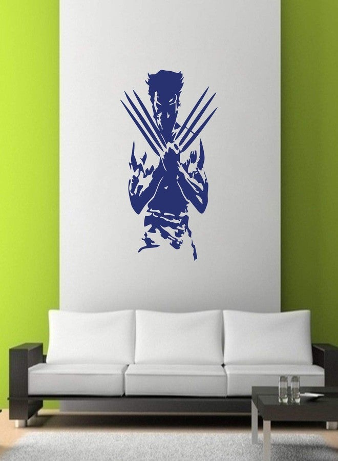 Decor Villa Wolverine Wall Sticker & Decal(PVC Vinyl,Size-58 Cm X 40 Cm)