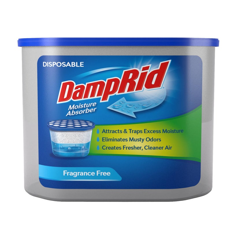 WM Barr DampRid FG100 Unscented Disposable Moisture Absorber 105OunceWhite 