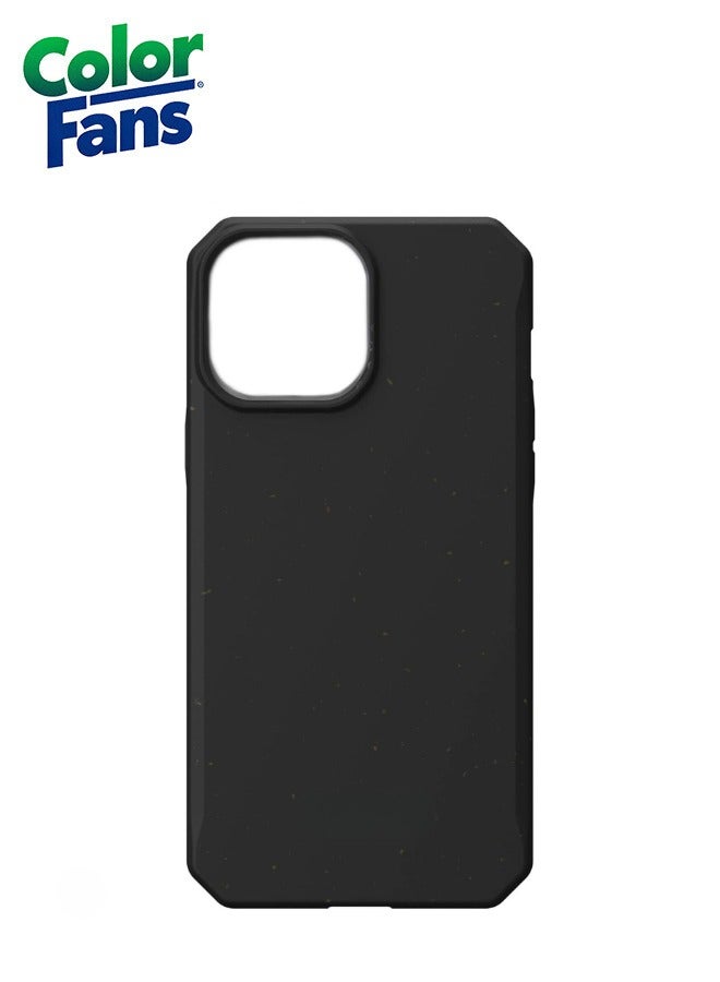 Color Fans Outback Biodegradable iPhone 13 Pro Max Case Eco-Friendly Rugged Ultra Slim Protective Cover Black - Image 4