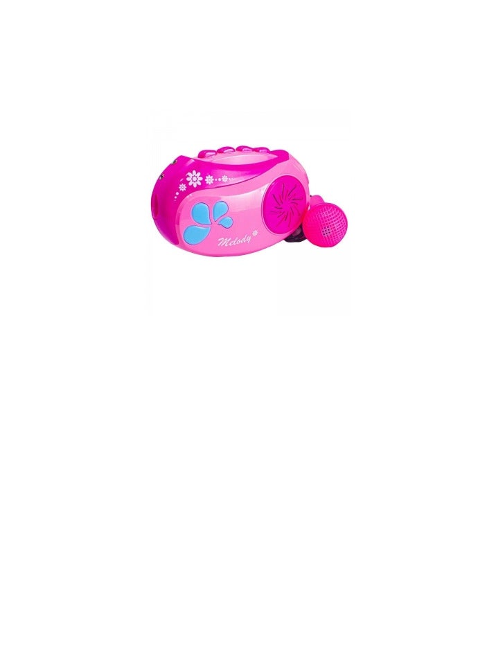 Kids Karaoke Machine Toy With Microphone And Music Buttons Fun - Girls