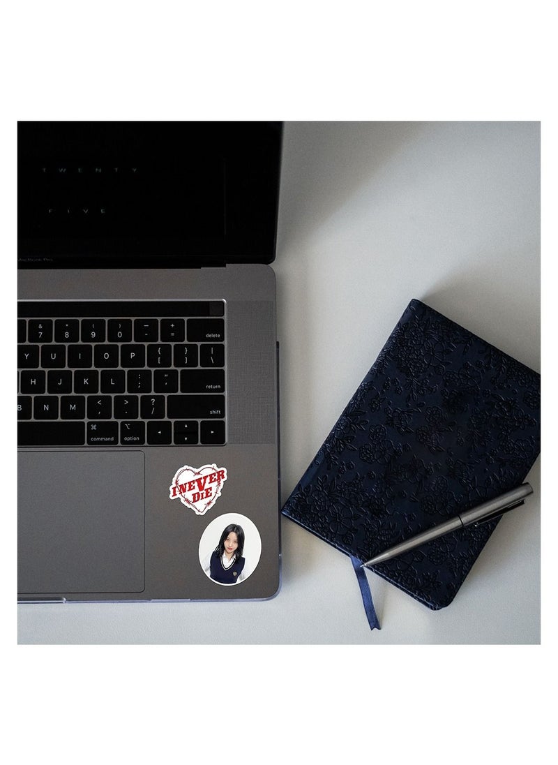 Color Fans - 100 Pcs G-IDLE I Never Die Waterproof Stickers Laptop Skateboard Luggage Computer Water Bottle Cool Graffiti Sticker Packs for Kids Teens Girls Adults - Image 1