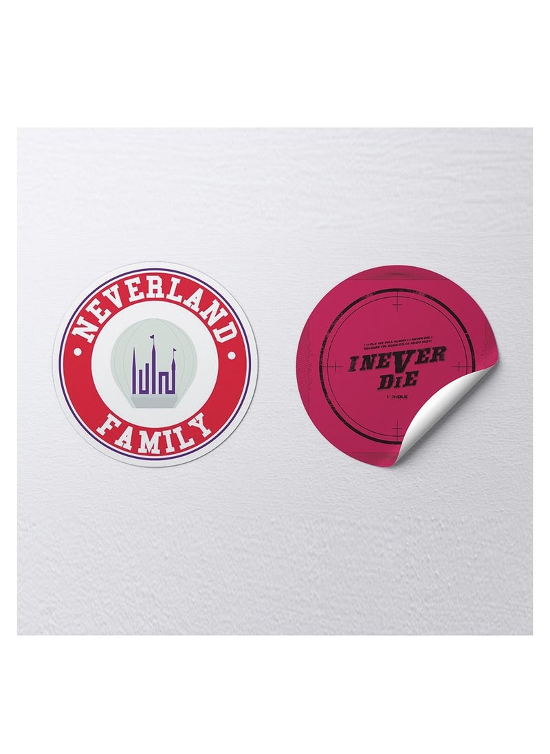 Color Fans - 100 Pcs G-IDLE I Never Die Waterproof Stickers Laptop Skateboard Luggage Computer Water Bottle Cool Graffiti Sticker Packs for Kids Teens Girls Adults - Image 1