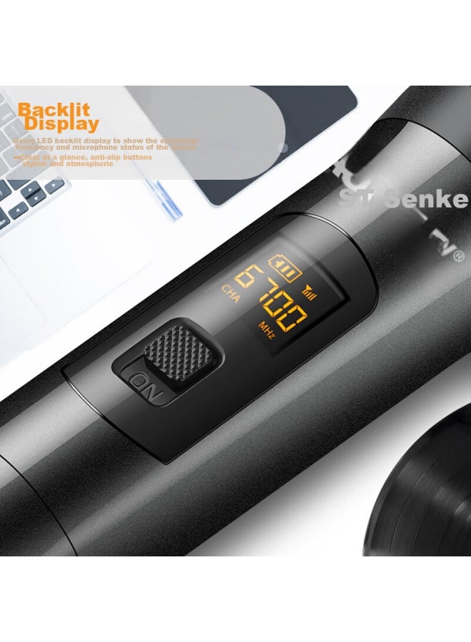 Sast Rechargeable Wireless Microphone, One-to Universal Microphone, For Home Ktv, Singing, Speech, Stage Karaoke, Conference, Speaker, Amplifier, 92a - Image 3