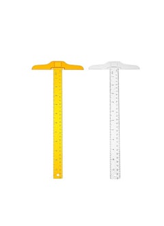 2Pcs T Square Ruler for Drafting Tools and General Layout Work Architect Ruler Architectural Triangle Tee Ruler 30CM