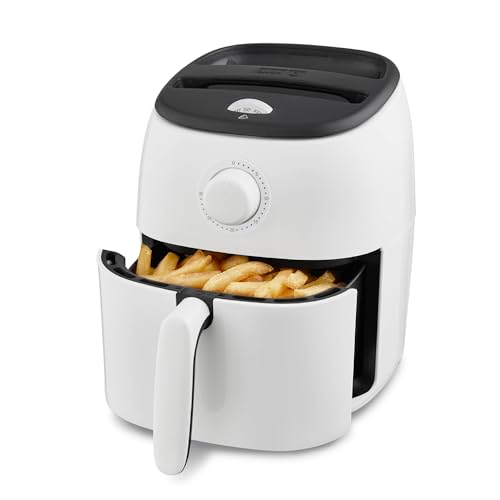 DASH Tasti-Crisp™ Electric Air Fryer Oven, 2.6 Qt., White – Compact Air Fryer for Healthier Food in Minutes, Ideal for Small Spaces - Auto Shut Off, Analog, 1000-Watt - Image 1