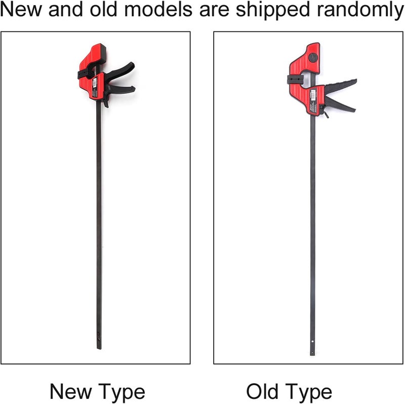 Woodworking F Clamp, 18 Inch and 24 Inch, Plastic Steel Rubber Construction, Heavy Duty Clamp - Durable Build, Soft Rubber Chuck Protection, Ideal for Carpentry and DIY Projects (24 Inch) - Image 5