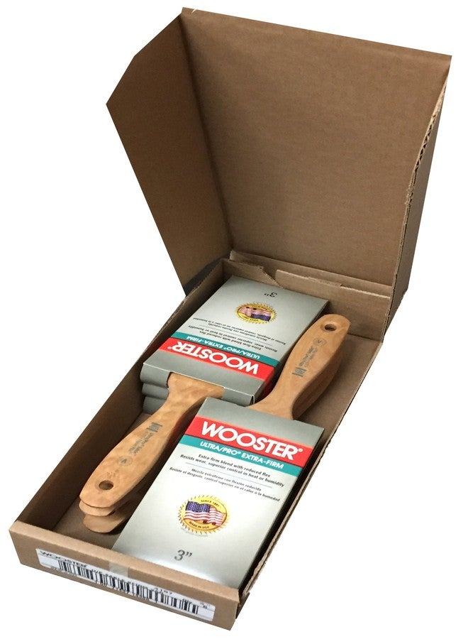 ووستر فرشاة طلاء ووستر 4157 فائقة الصلابة من السمور، مقاس 3 بوصات، عبوة من 6 قطع - Image 1