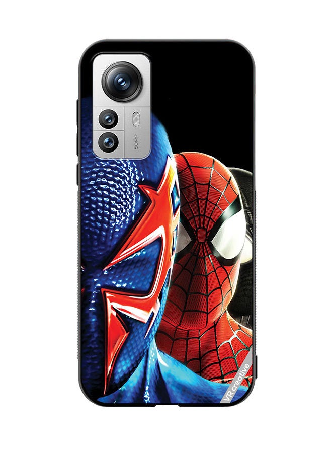 VR CREATIVE Protective Case Cover For Xiaomi 12X Spiderman Design Multicolour - Image 1