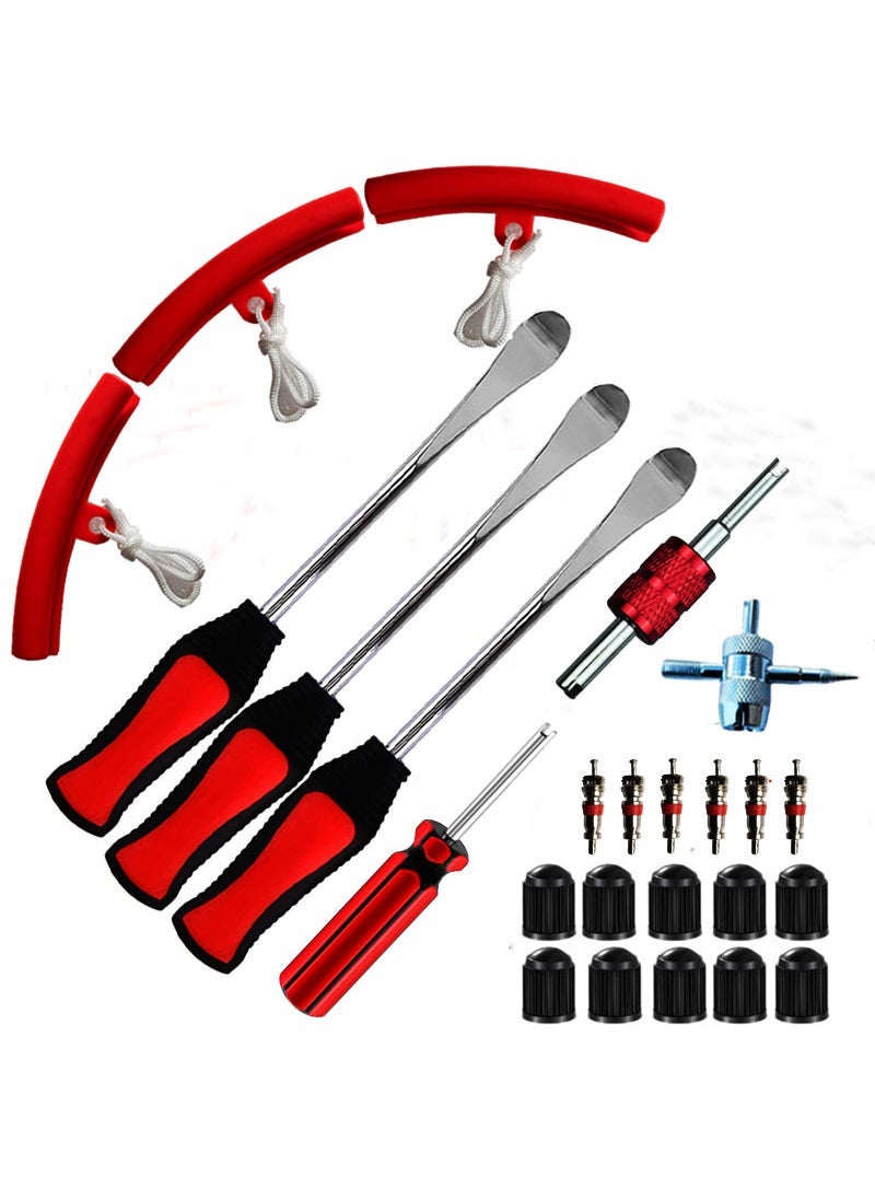 Generic Automotive Tire Lever Pry Bar Flat Tool Kit 25 sets of cloth bag packaging 683g