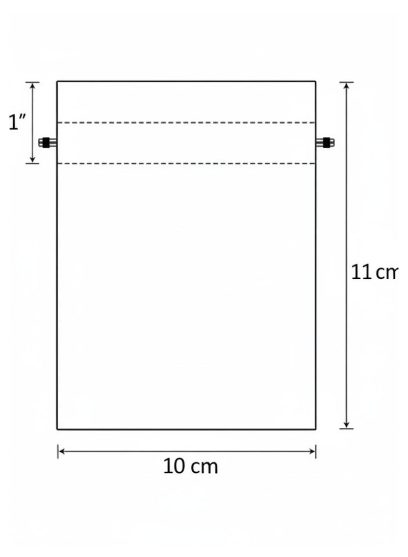 10 أكياس هدايا وحقائب الجوت و المجوهرات الكتانية مع رباط لعيد الميلاد والحفلات وهدايا الزفاف والهدايا والفنون والحرف اليدوية (لون ابيض) - Image 5