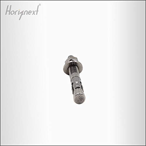 Horiznext 1/2" x 3-3/4" inch Stainless Steel Standard Strong Wedge Anchor, Fasteners for Concrete (4 pcs) - Image 5