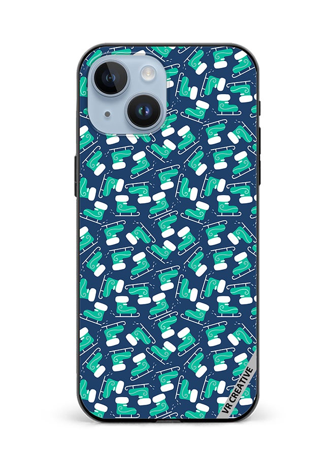 VR CREATIVE Protective Case Cover For Apple iPhone 15 Plus Mix Pattern Design Multicolour - Image 1