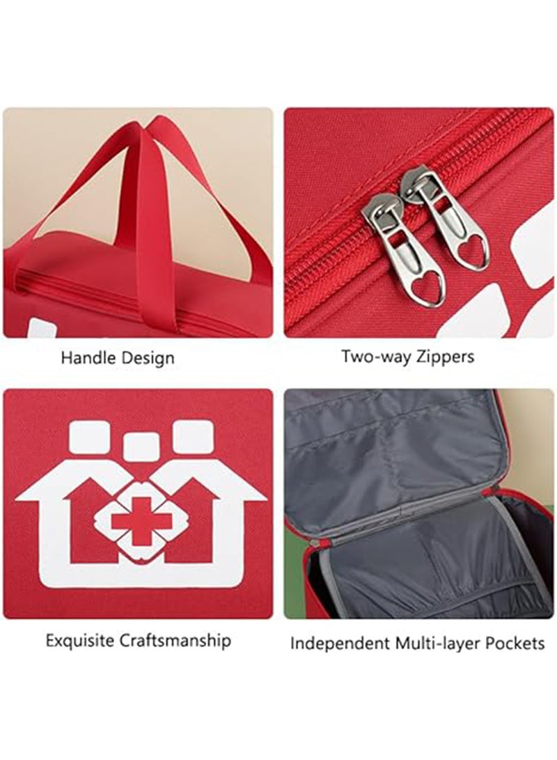 Large Medicine Bag,Empty Medicine Storage Bag,Large Capacity Waterproof Storage Boxes for Home Auto Office Camping Hunting Travel - Image 3