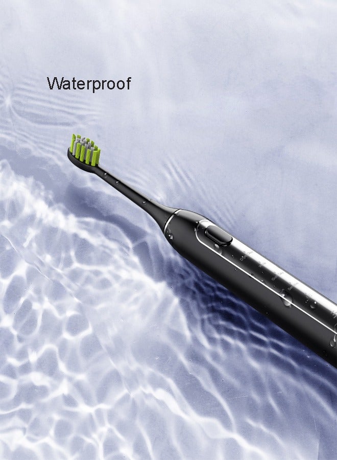 إن كي أكس فرشاة أسنان كهربائية ممتازة مع رأسين للفرشاة وكابل شحن - Image 3