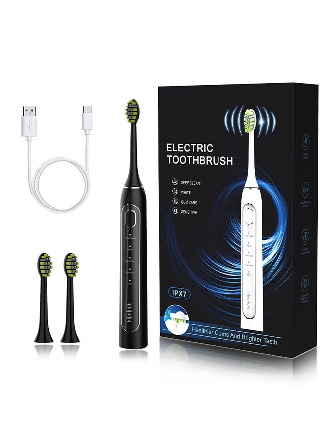 إن كي أكس فرشاة أسنان كهربائية ممتازة مع رأسين للفرشاة وكابل شحن - Image 1